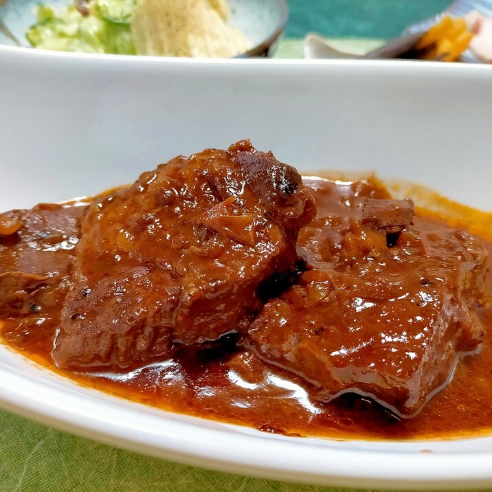 安価な輸入肉が圧力鍋で感動のビーフシチューに レシピ 作り方 By 星うさぎ 楽天レシピ